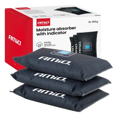 Fugtabsorber med indikator 3x400g AMIO-04878