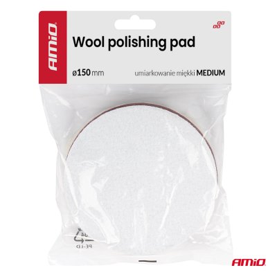 Uld poleringspude 150mm ADET-35 AMIO-04883