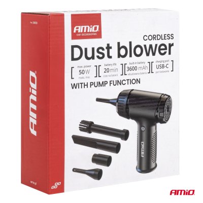 Støvblæser med pumpefunktion 50W AMIO-04890