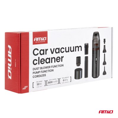 Bil støvsuger 6 kPa 50W 150ml AMIO-04888