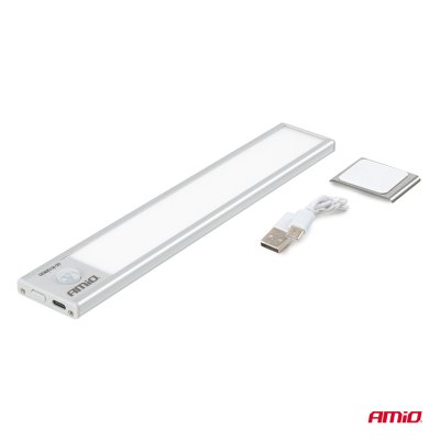 Genopladeligt magnetisk sensor LED lys 1.2W 1000mAh AMIO-04893
