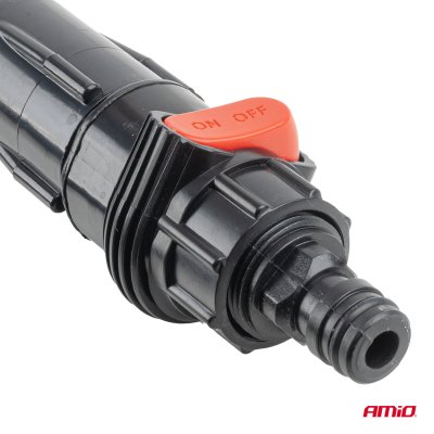 Teleskopisk Flow-thru børstesæt 108-180cm 12 stk AMIO-04896
