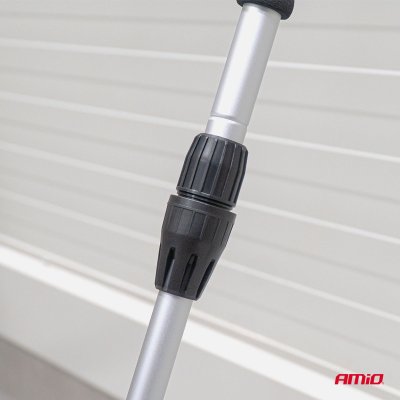 Teleskopisk Flow-thru børstesæt 108-180cm 12 stk AMIO-04896