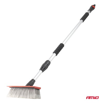 Teleskopisk Flow-thru børstesæt 108-180cm 12 stk AMIO-04896