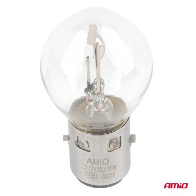Halogenpære S2 12V 35/35W BA20d 1stk