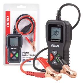 Professionel digital batteritesteren 2–220 Ah 6V 12V 24V AMIO-04920