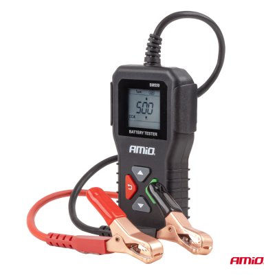 Professionel digital batteritesteren 2–220 Ah 6V 12V 24V AMIO-04920