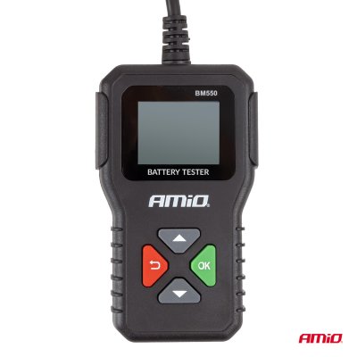Professionel digital batteritesteren 2–220 Ah 6V 12V 24V AMIO-04920