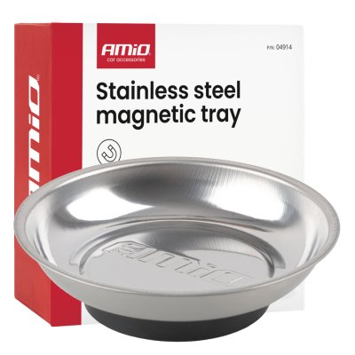 Magnetisk skål i rustfrit stål 110 mm AMIO-04914