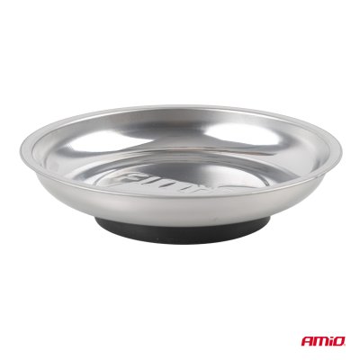 Rustfrit stålle magnetisk skål 150 mm AMIO-04915