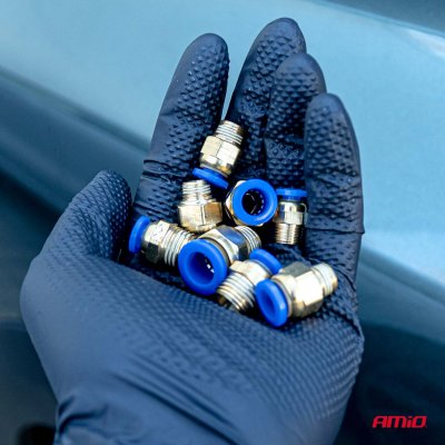 Pneumatisk gevind hurtigkoblingssæt 1 4-16mm 72 stk AMIO-04922
