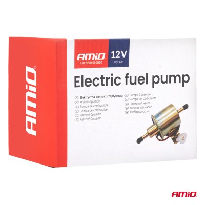 Elektrisk brændstofpumpe 8mm 12V AMIO-04924