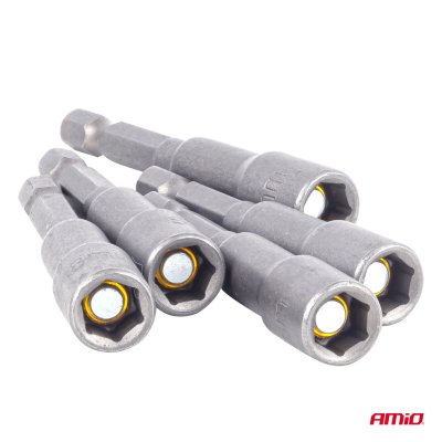Magnetiske socketter 5el. 8×65mm AMIO-04938