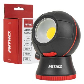 LED Inspektionsaftagelig kuglelamp 4 W COB 2200 mAh AMIO-04939