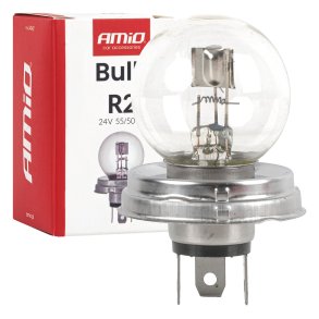 Halogenpære R2 24V 55/50W P45T AMIO-04942