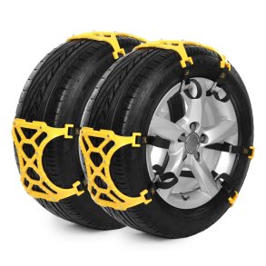 Universelle skridsikre sne d�k k�der s�t 6 stk AMIO-04947