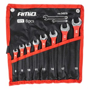 Kombinationsn�gler CRV 8-19mm 8 stk. AMIO-04978