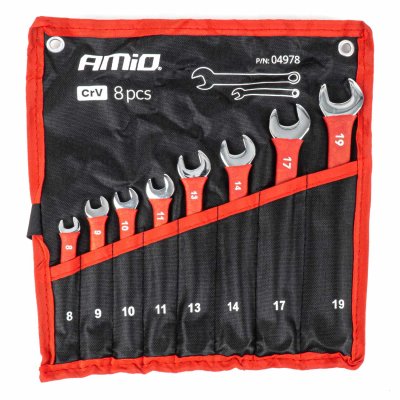 Kombinationsn�gler CRV 8-19mm 8 stk. AMIO-04978