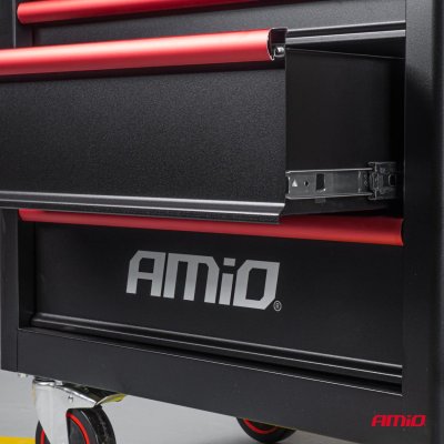 V�rkstedsbord med 290 dele v�rkt�jss�t 770x460x870mm AMIO-04987