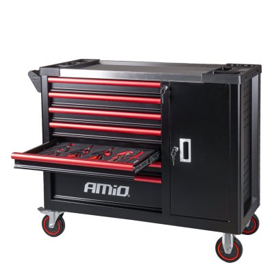 V�rkt�jsskab med 258 dele v�rkt�js�t 1080x460x890mm AMIO-04988
