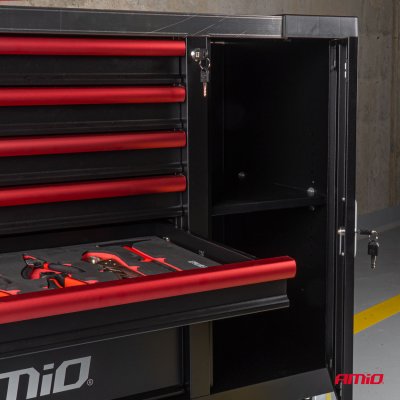 V�rkt�jsskab med 258 dele v�rkt�js�t 1080x460x890mm AMIO-04988