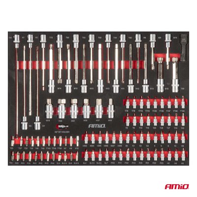 V�rkt�jsskab med 258 dele v�rkt�js�t 1080x460x890mm AMIO-04988