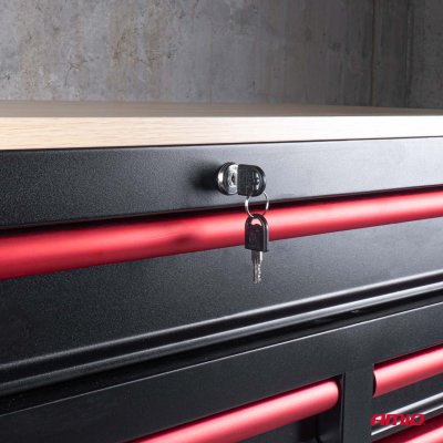 V�rkt�jsskabe med 471 dele v�rkt�js�t 1080x460x890mm AMIO-04989