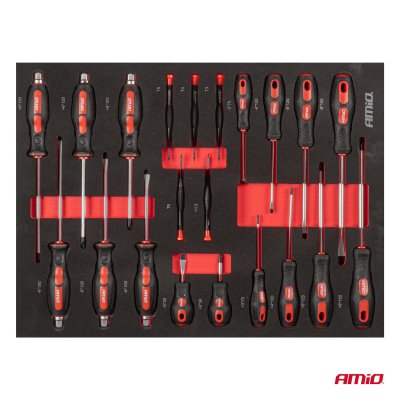 V�rkt�jsskabe med 471 dele v�rkt�js�t 1080x460x890mm AMIO-04989