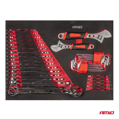 V�rkt�jsskabe med 471 dele v�rkt�js�t 1080x460x890mm AMIO-04989
