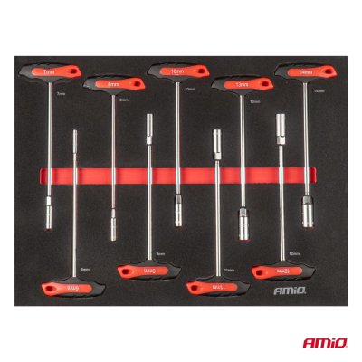 V�rkt�jsskabe med 471 dele v�rkt�js�t 1080x460x890mm AMIO-04989