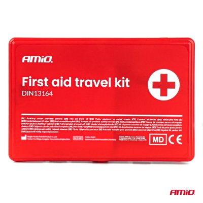 F�rstehj�lp kit i en plastikboks DIN 13164 AMIO-05011