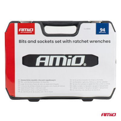 Bits og sockets s�t med klikn�gler 94 el AMIO-05018