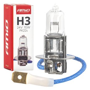 Halogenpære H3 24V 70W PK22s AMIO-05021