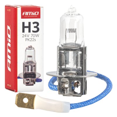Halogenpære H3 24V 70W PK22s AMIO-05021