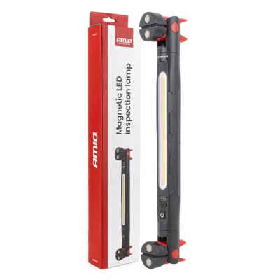 LED Inspektionslampe med magnet og klemme 4000 mAh AMIO-05024