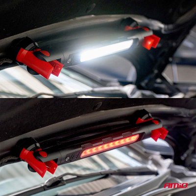 LED Inspektionslampe med magnet og klemme 4000 mAh AMIO-05024