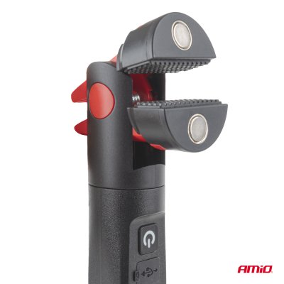 LED Inspektionslampe med magnet og klemme 4000 mAh AMIO-05024