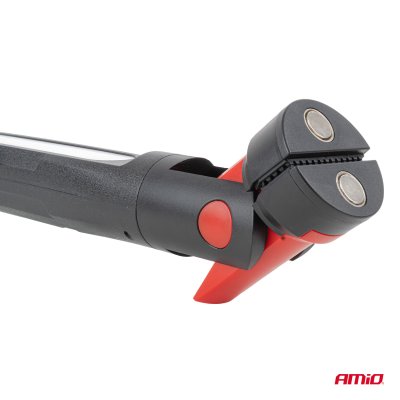 LED Inspektionslampe med magnet og klemme 4000 mAh AMIO-05024