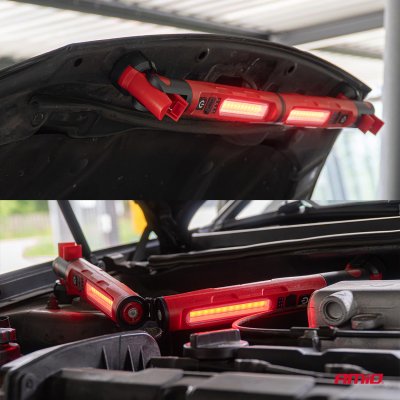 Fleksibel LED inspektionslampe med magnet 4000mAh AMIO-05025