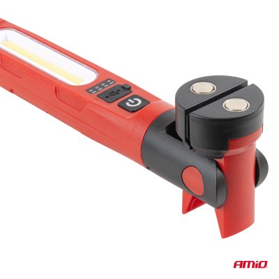 Fleksibel LED inspektionslampe med magnet 4000mAh AMIO-05025