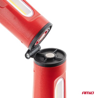 Fleksibel LED inspektionslampe med magnet 4000mAh AMIO-05025