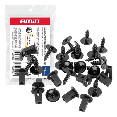 Udbredelsesm�trik og skrues�t ⌀ 12/4 mm, 20 stk. AMIO-05030