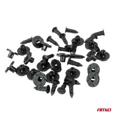 Udvidelsesklemme s�t 20 mm 19 mm 8 mm ⌀ 9 mm, 20 stk. AMIO-05035