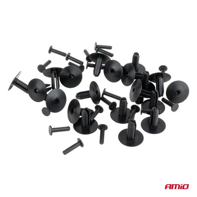 Expansionsklips s�t til karrosserikomponenter, 20 stk. AMIO-05044