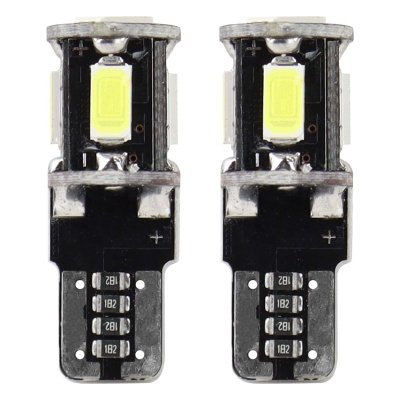 LED CANBUS 5SMD 5730 T10 (W5W) Hvid