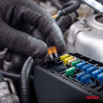Bilbladssikringer MINI 3 stk 5A AMIO-05096