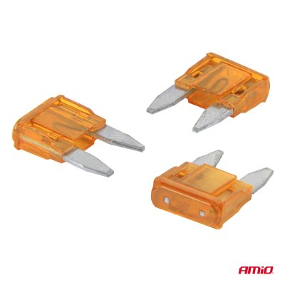 Bilbladssikringer MINI 3 stk 5A AMIO-05096