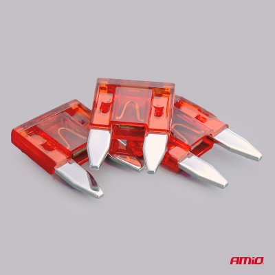 Bil blade sikringer MINI 3 stk 10A AMIO-05098
