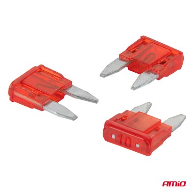 Bil blade sikringer MINI 3 stk 10A AMIO-05098
