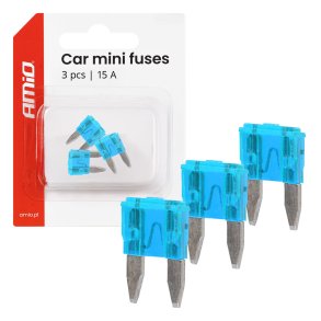 Bilhåndtagssikringer MINI 3 stk 15A AMIO-05099